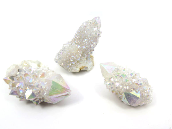 Angel Aura Quartz Druzy Earrings