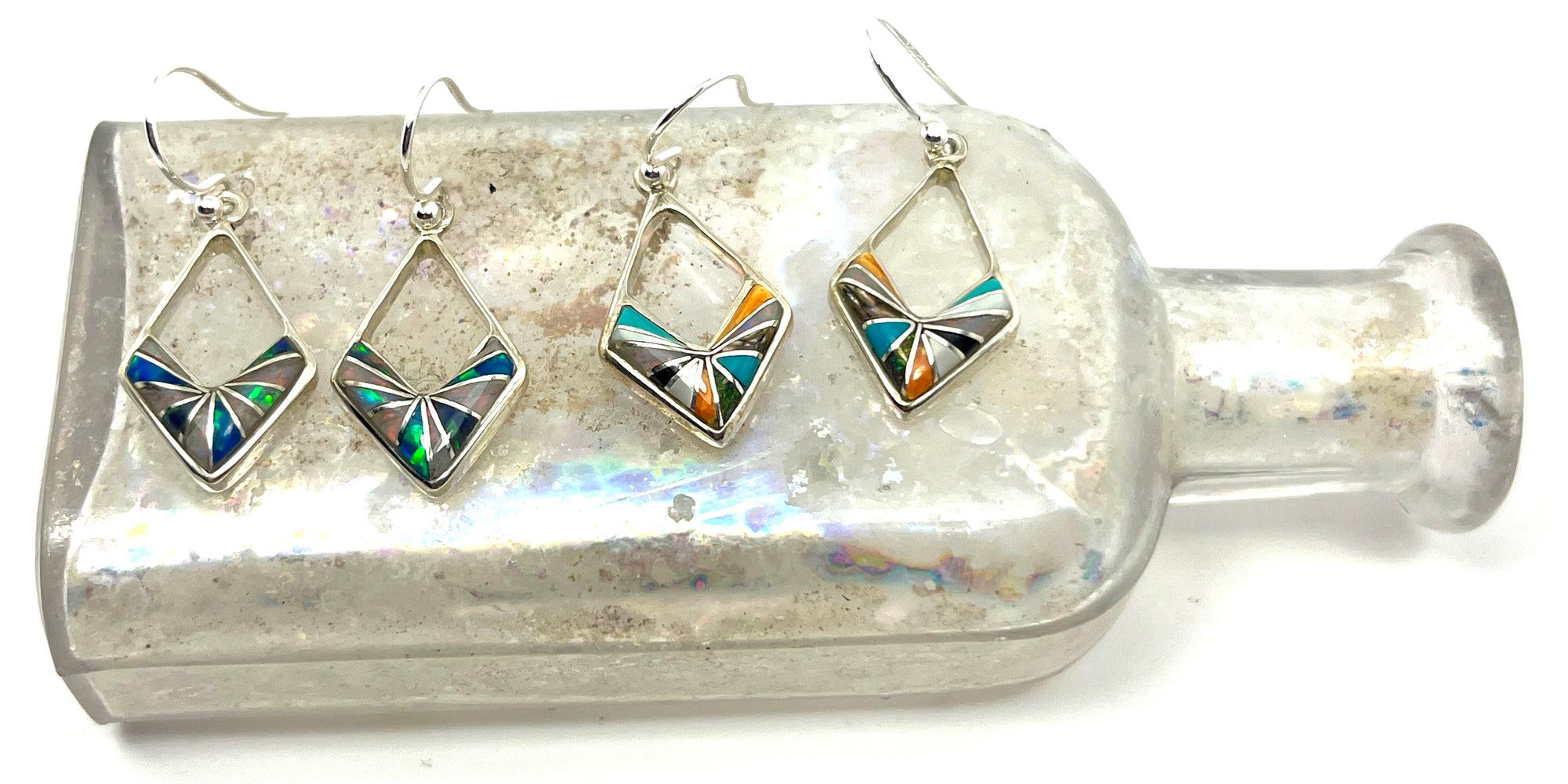 Open Diamond Inlay Earring - Wanderlust + Wildhearts