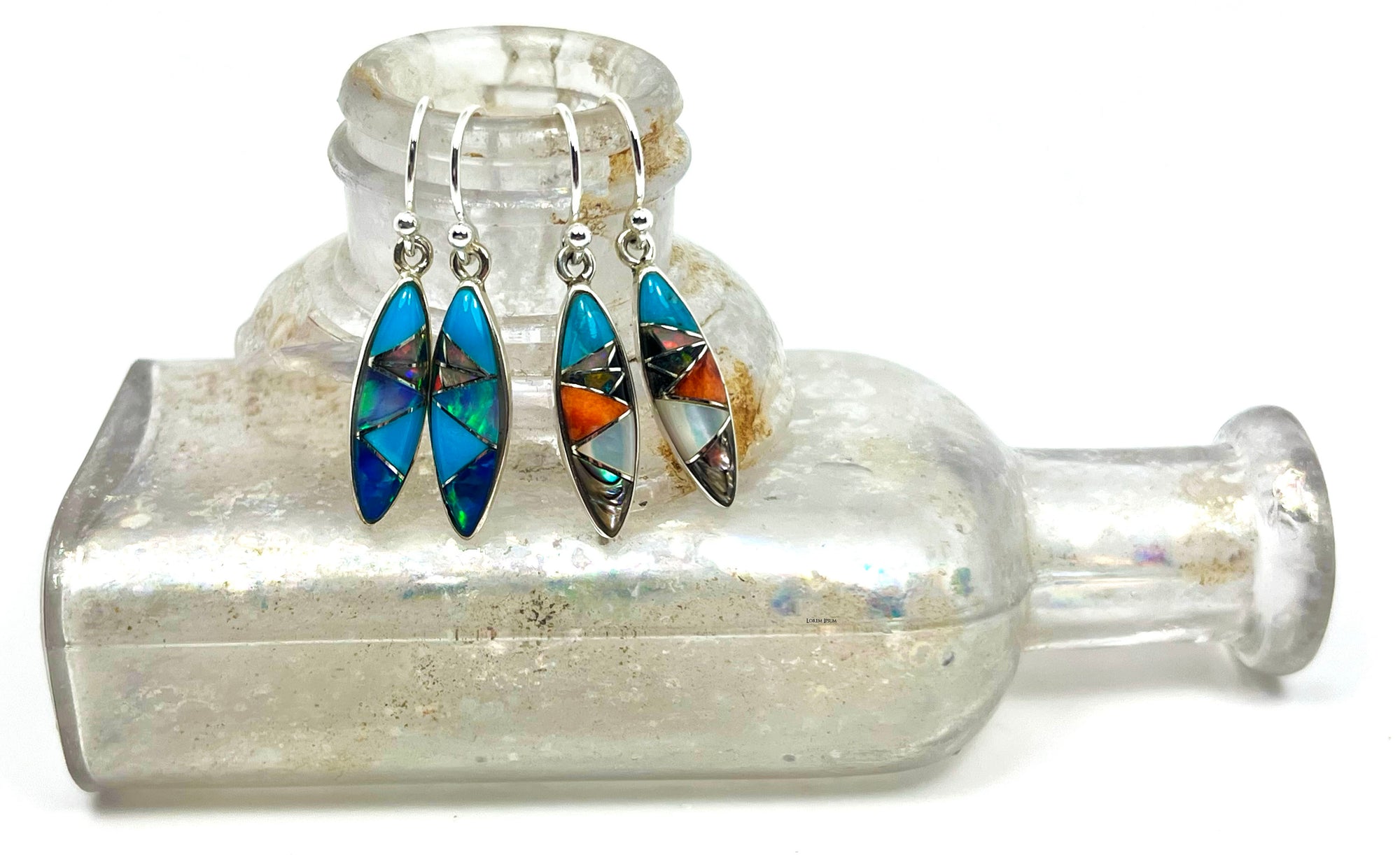 Leaf Inlay Earring - Wanderlust + Wildhearts