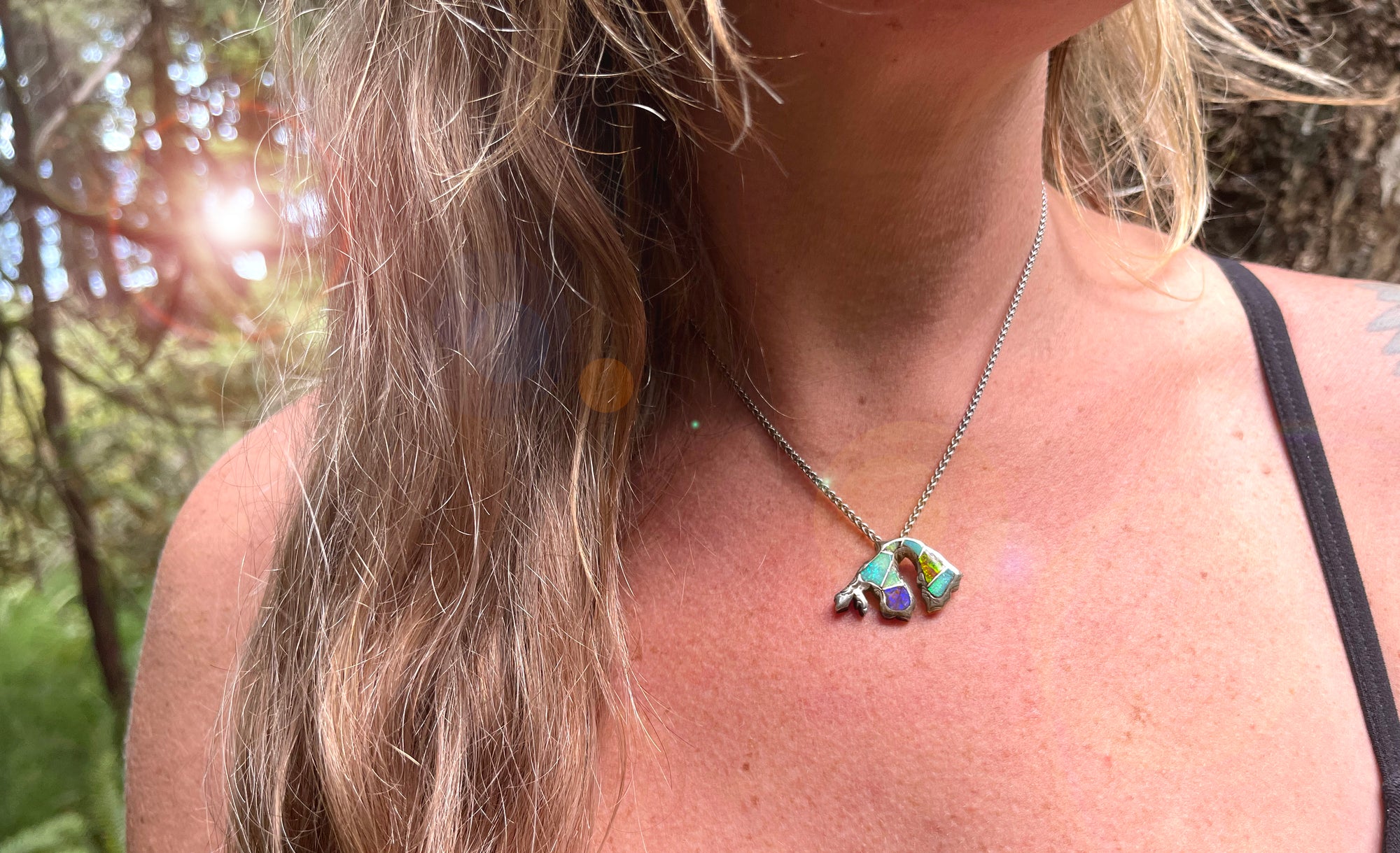 Orcas Island Inlay Necklace - Wanderlust + Wildhearts