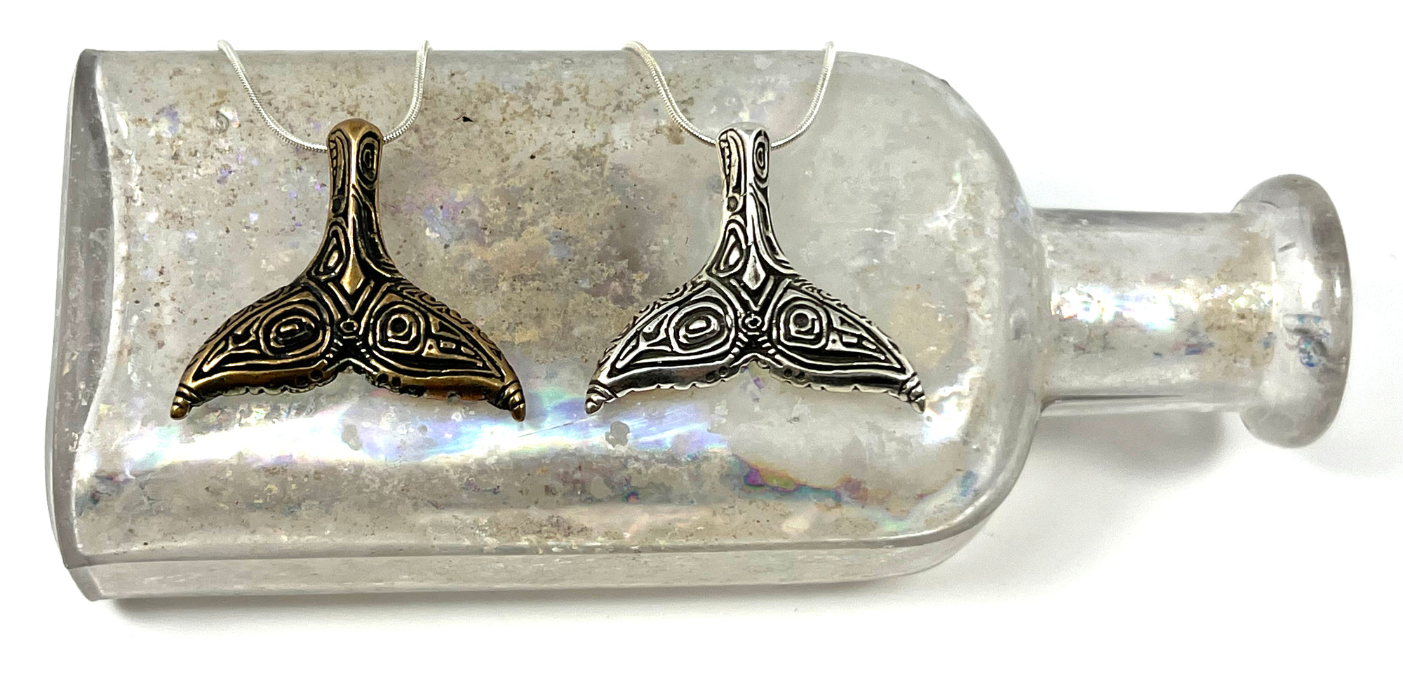 Whale Fluke Necklace- Solid - Wanderlust + Wildhearts