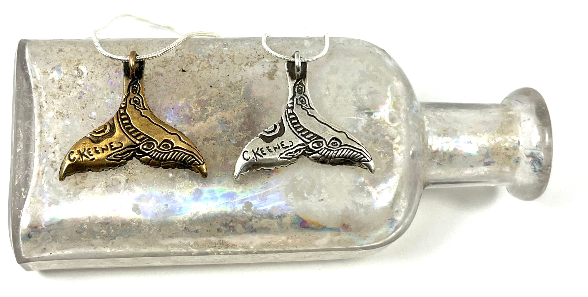 Whale Fluke Necklace- Overlay - Wanderlust + Wildhearts