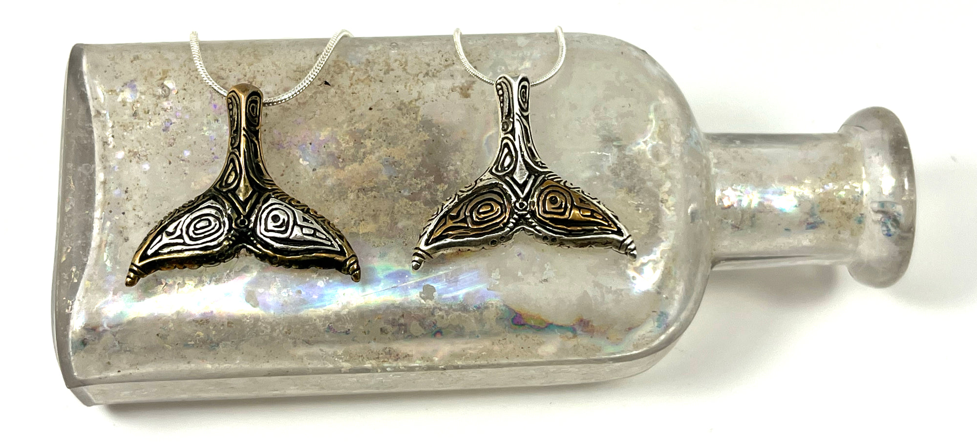 Whale Fluke Necklace- Overlay - Wanderlust + Wildhearts