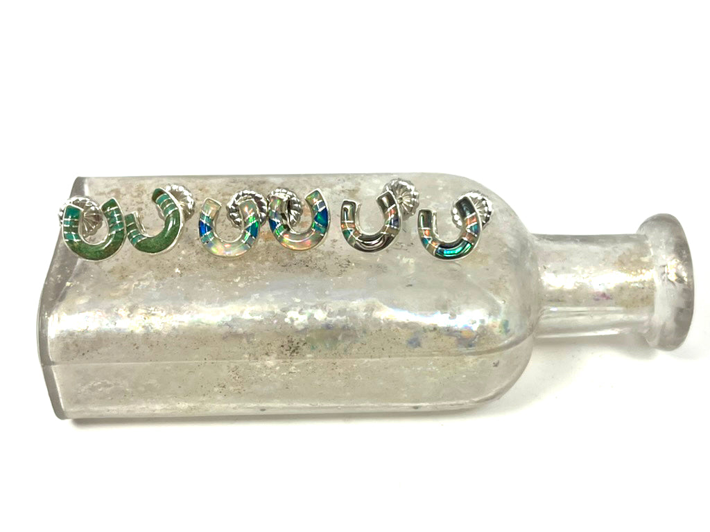 Lucky Horse-shoe Post Earring - Wanderlust + Wildhearts