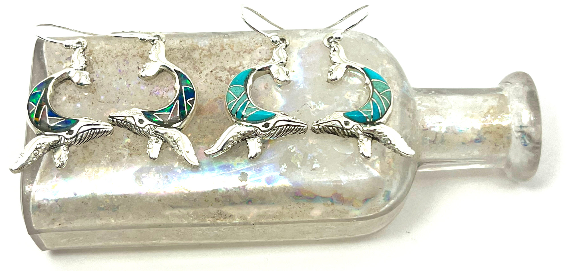 Celestial Humpback Inlay Earrings - Wanderlust + Wildhearts