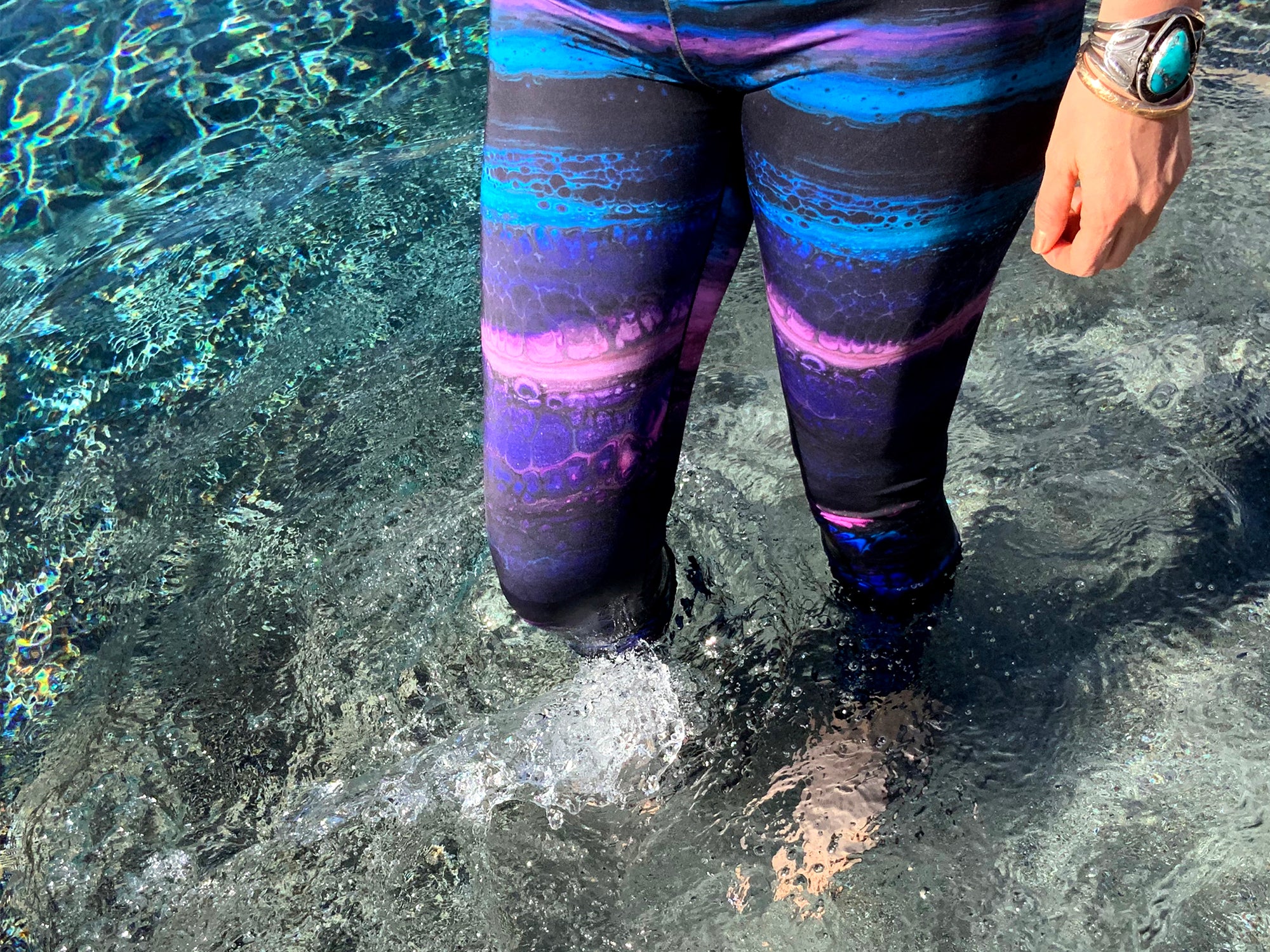 Aquarelle Yoga Legging - Wanderlust + Wildhearts