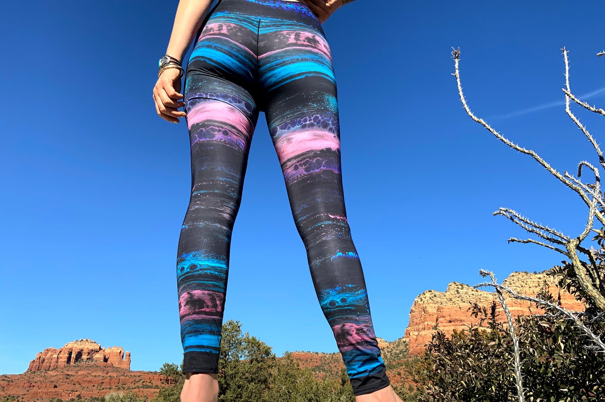 Aquarelle Yoga Legging - Wanderlust + Wildhearts