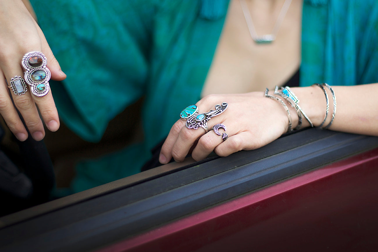 Inlay Oracle Ring - Wanderlust + Wildhearts