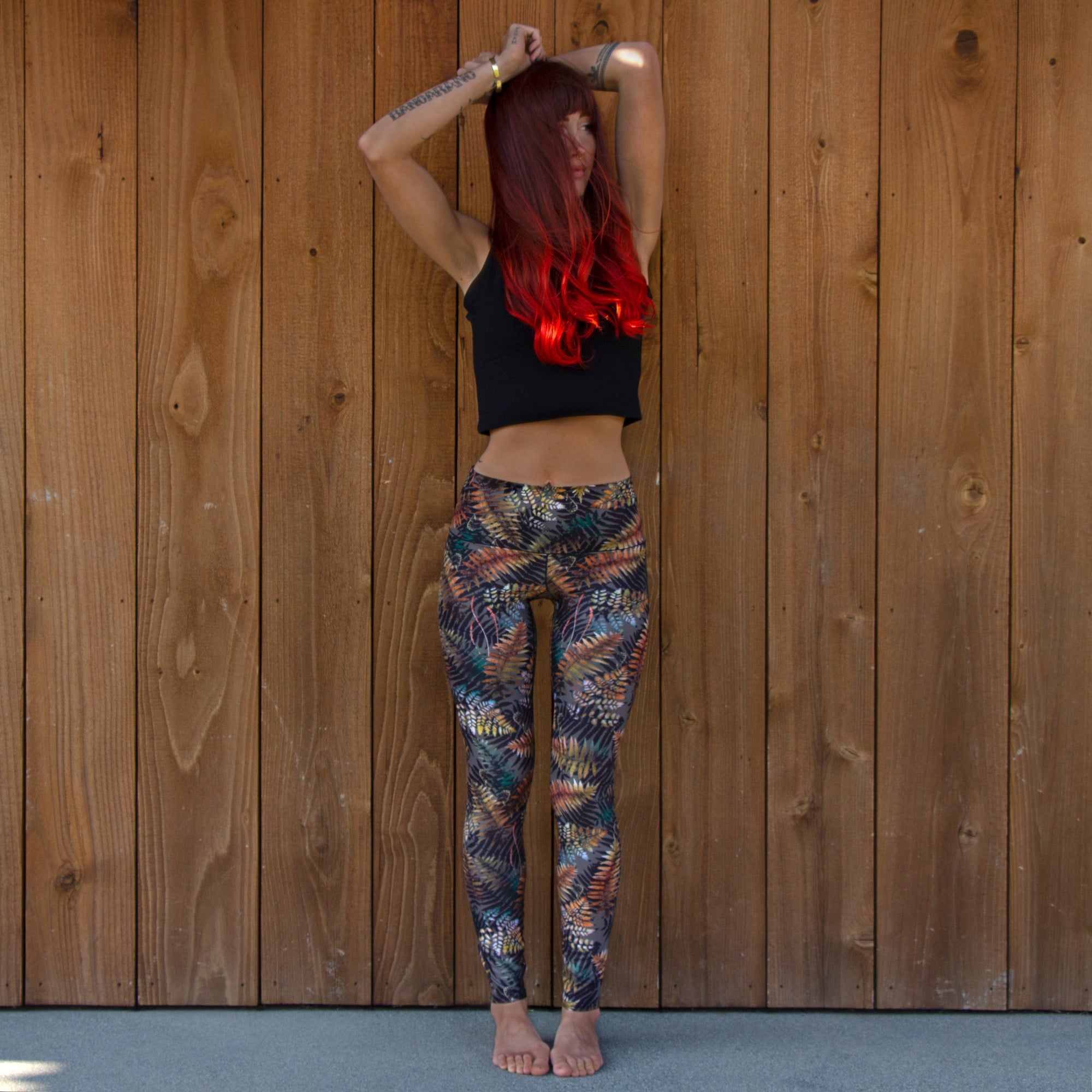 Cinnamon Fern Yoga Legging - Wanderlust + Wildhearts