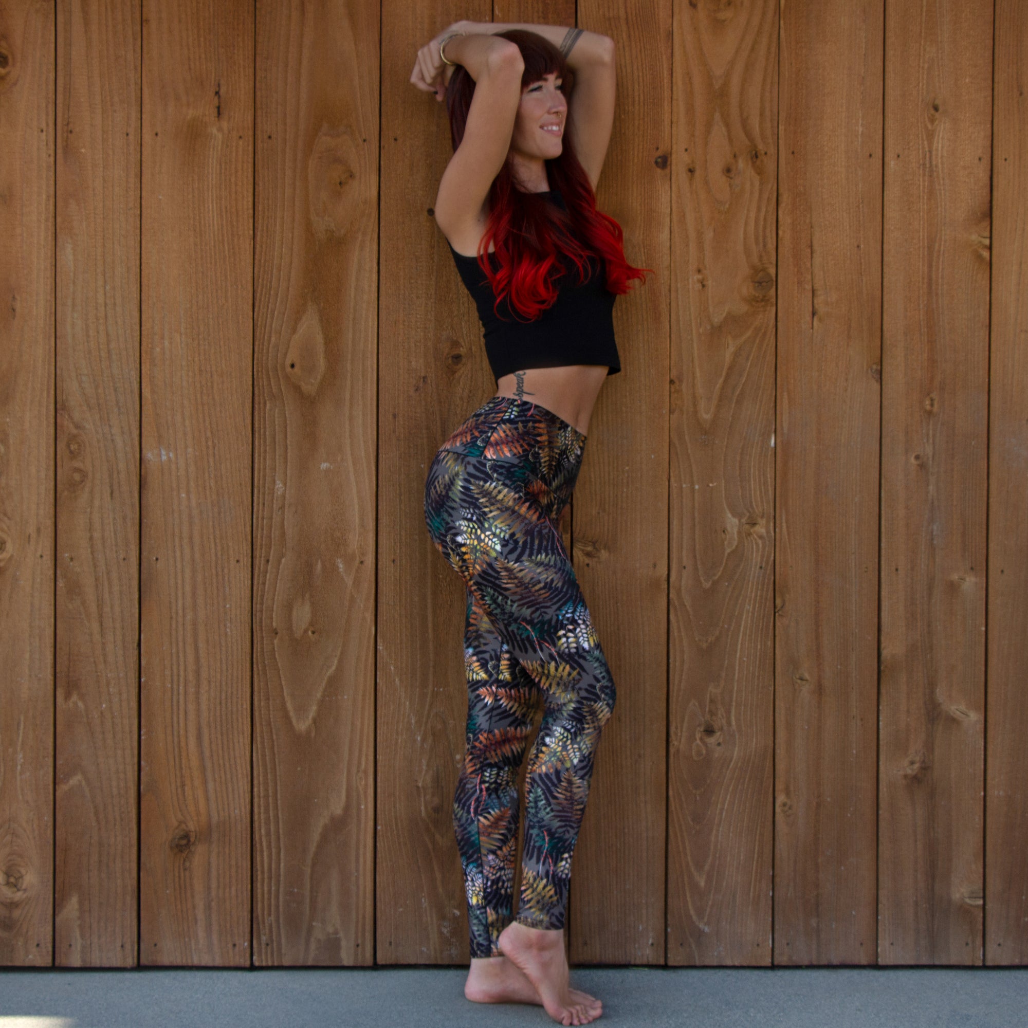 Cinnamon Fern Yoga Legging - Wanderlust + Wildhearts