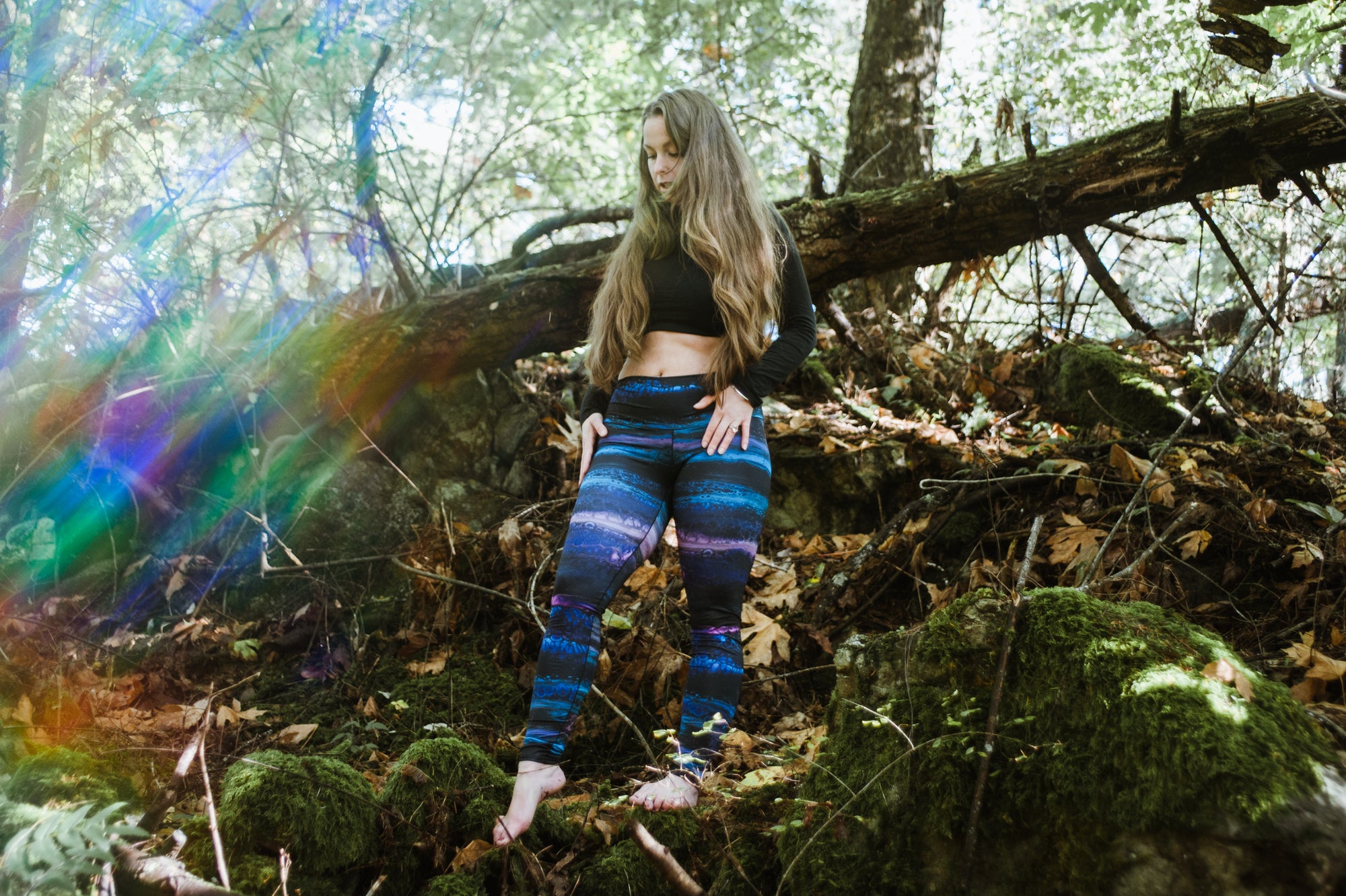 Aquarelle Yoga Legging - Wanderlust + Wildhearts