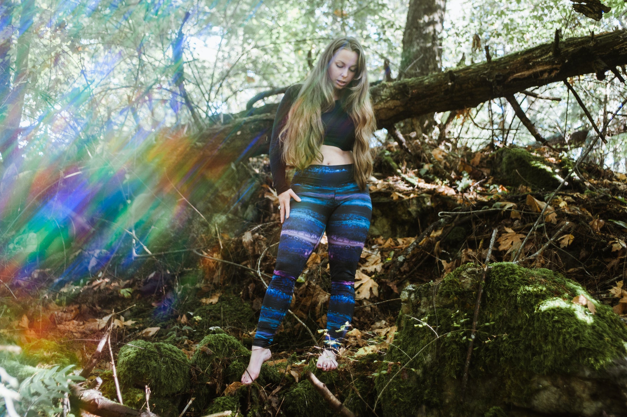 Aquarelle Yoga Legging - Wanderlust + Wildhearts