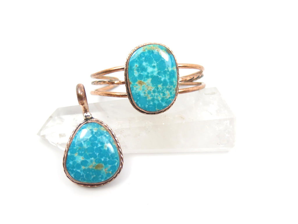 Tonopah Turquoise Copper Cuff - Wanderlust + Wildhearts