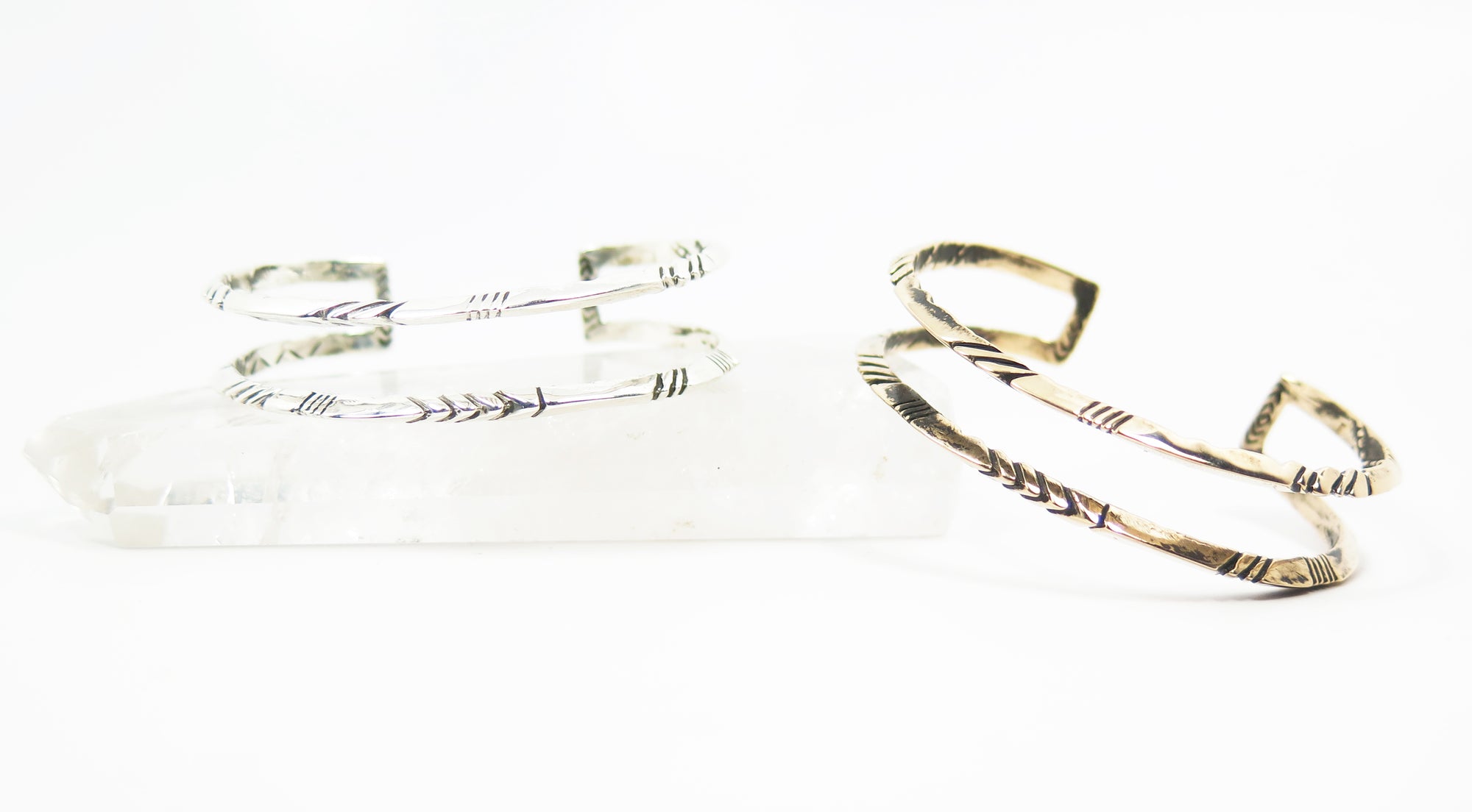 Carved Equilibrium Cuff - Wanderlust + Wildhearts