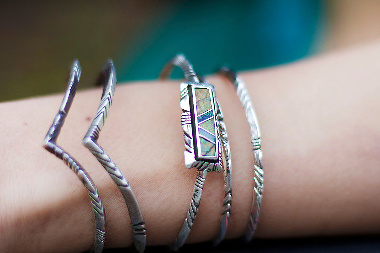 Carved Equilibrium Cuff - Wanderlust + Wildhearts