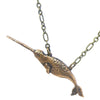Mini Narwhal Necklace - Wanderlust + Wildhearts