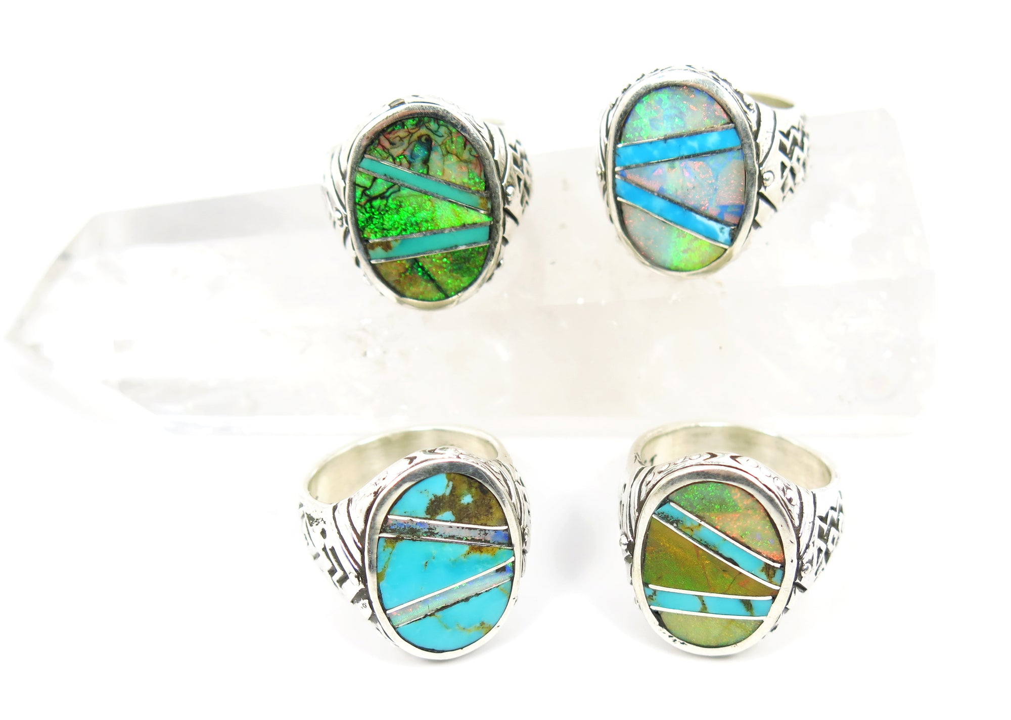 Inlay Oracle Ring - Wanderlust + Wildhearts