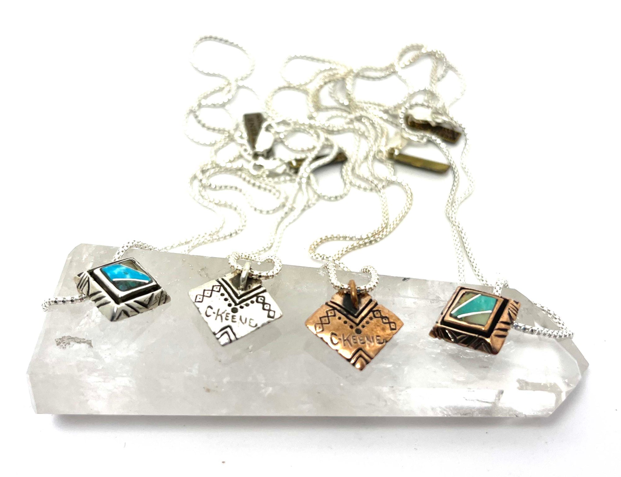 Pinnacle Diamond Shadowbox Necklace - Wanderlust + Wildhearts