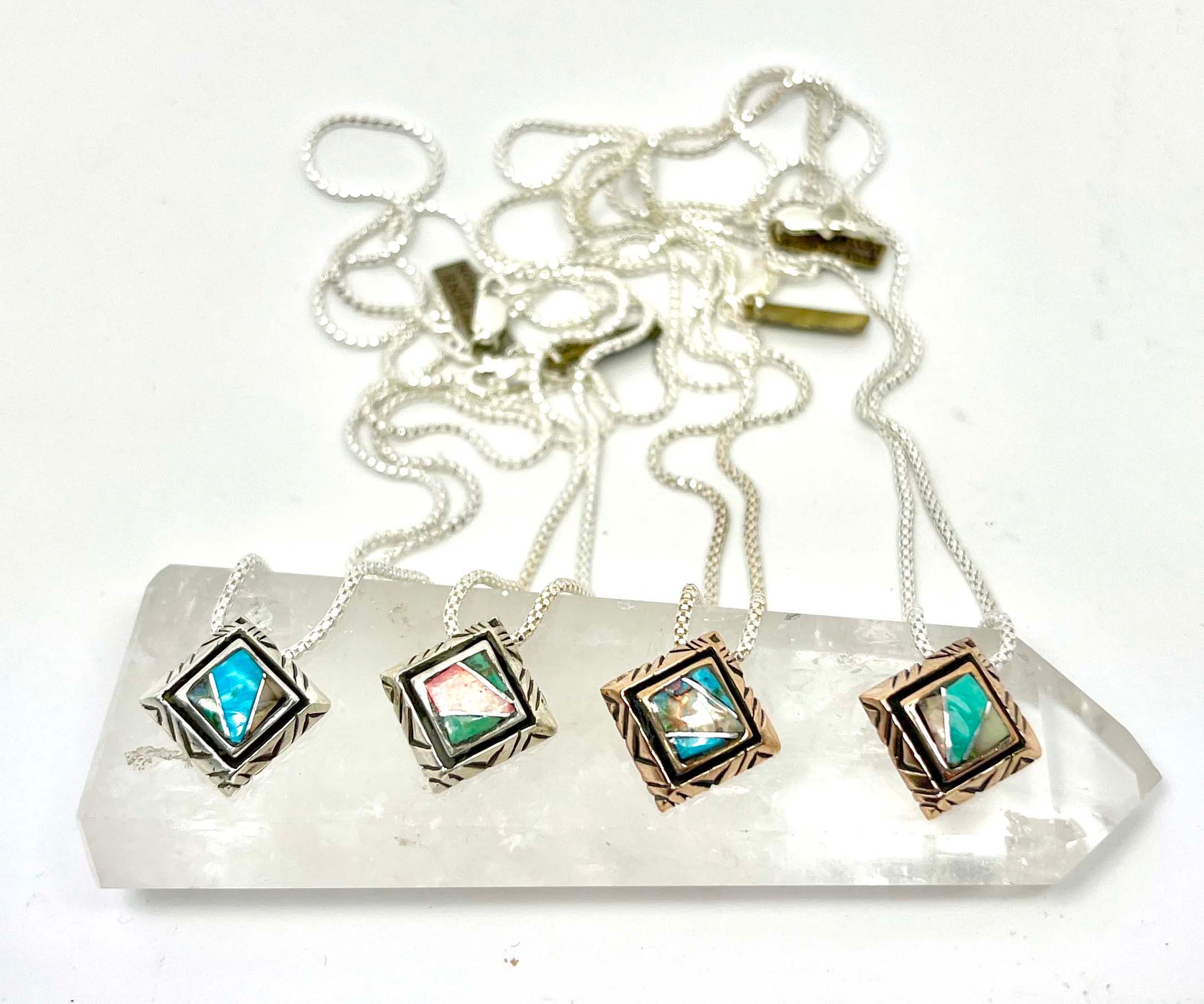 Pinnacle Diamond Shadowbox Necklace - Wanderlust + Wildhearts