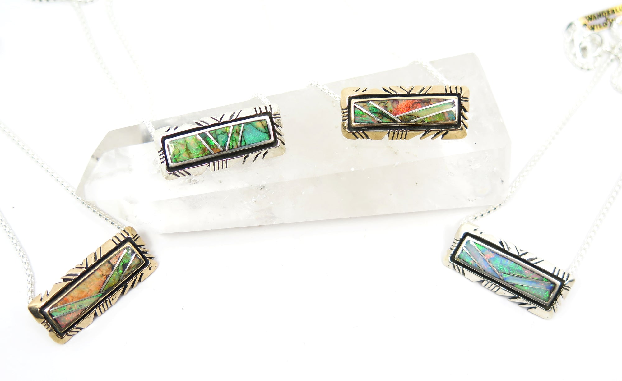 Carved Pinnacle Shadowbox Necklace - Wanderlust + Wildhearts