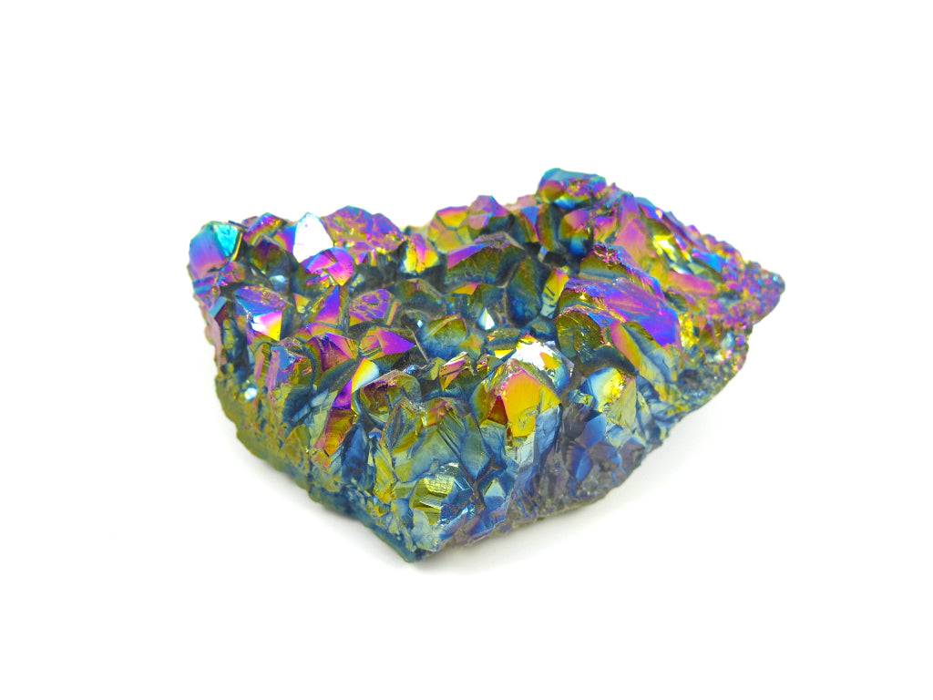 Titanium Rainbow Aura Quartz Cluster - Wanderlust + Wildhearts